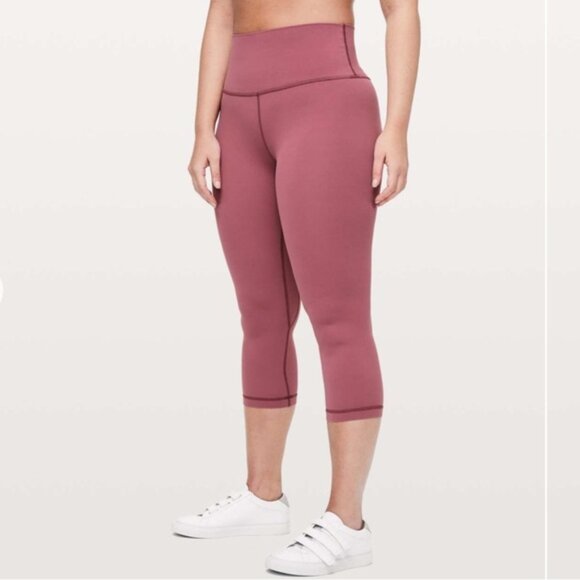 Lululemon Align Crop 21" Misty Merlot - Picture 11 of 14